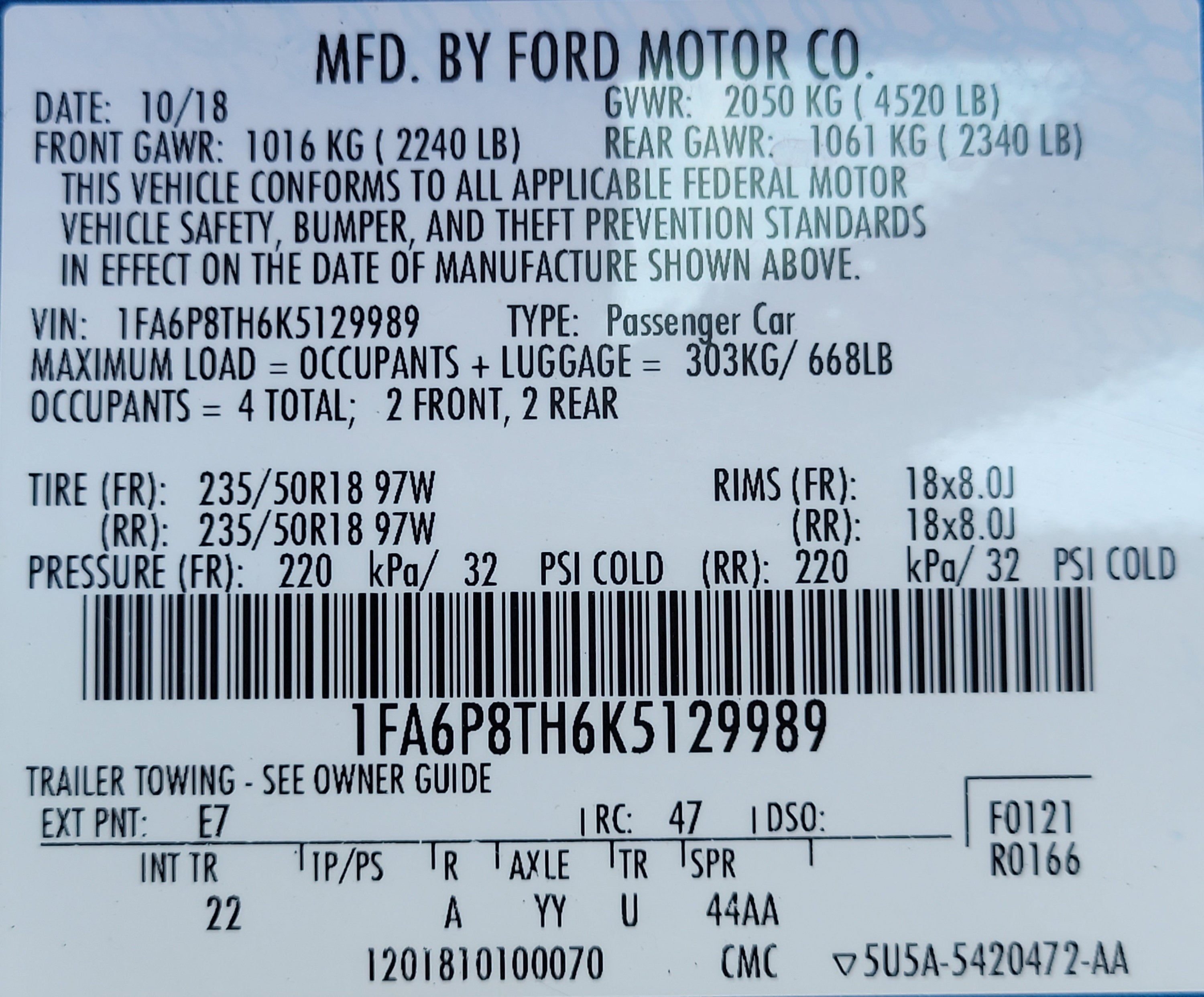 2019 Ford Mustang EcoBoost