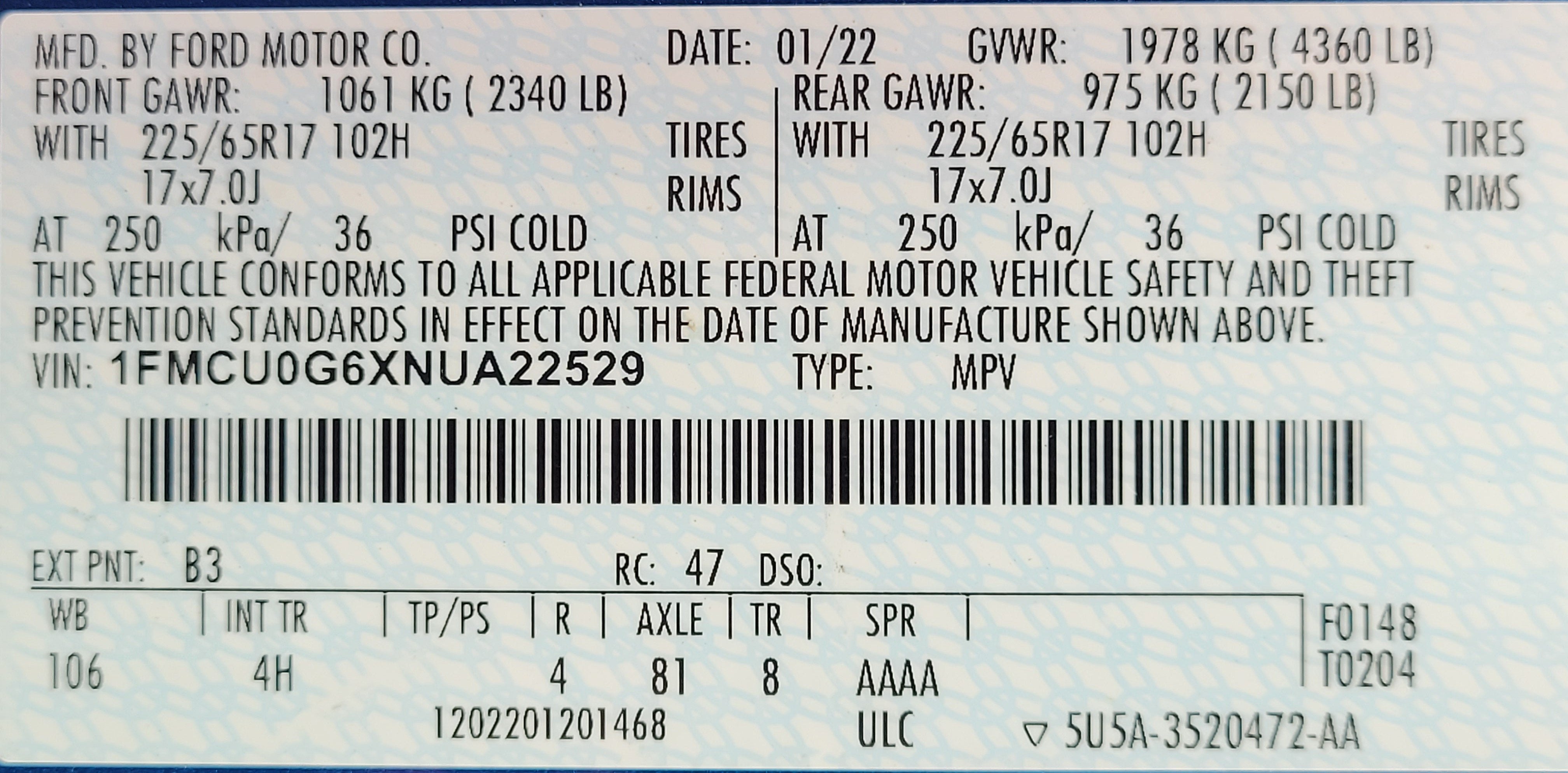 2022 Ford Escape SE