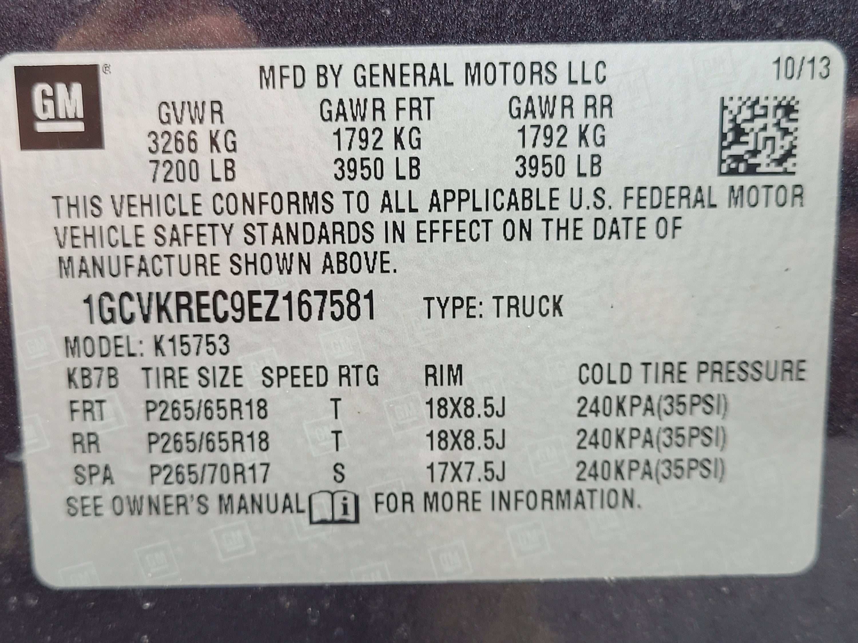 2014 Chevrolet Silverado 1500 LT LT2