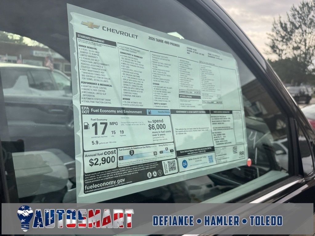 2026 Chevrolet Tahoe Premier