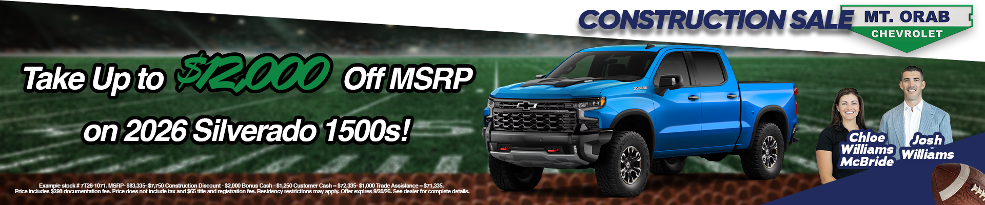 2026 Silverado 1500.