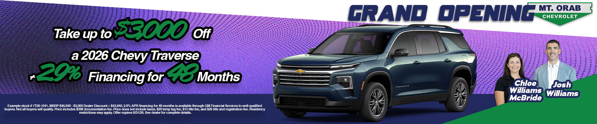 2026 Chevy Traverse